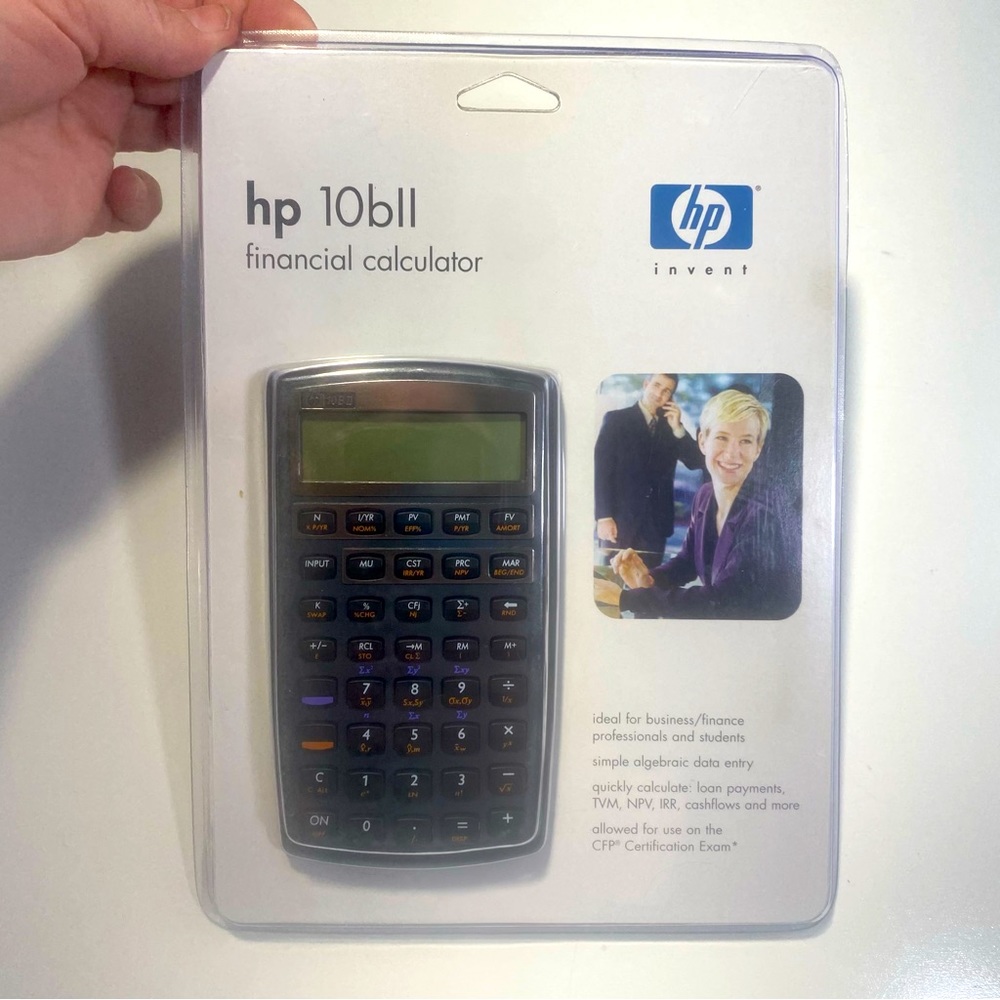 hp Invent 10bll Vintage 2004 Financial Calculator New‎
